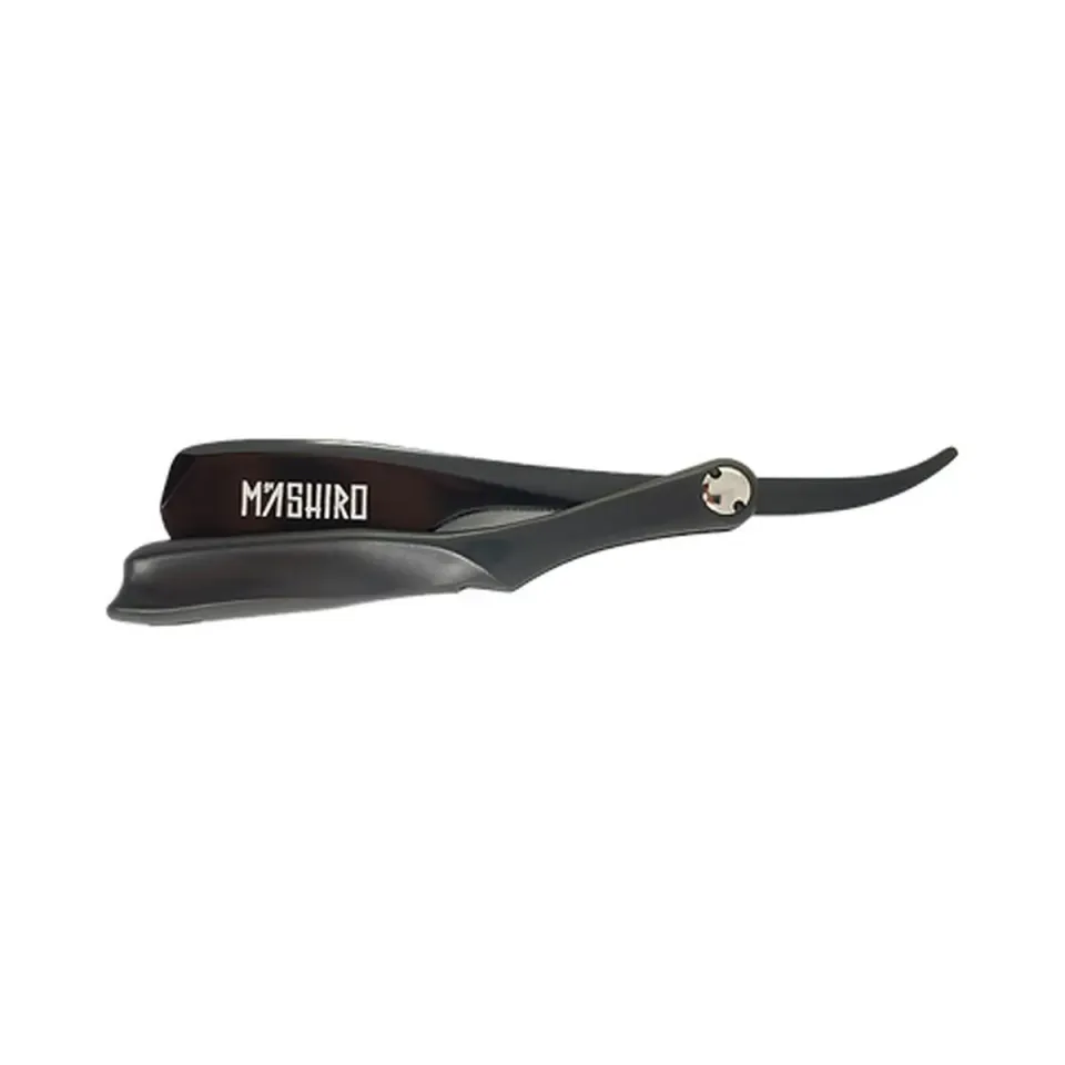 Mashiro Malcolm rasoir shavette noir lame interchangeable