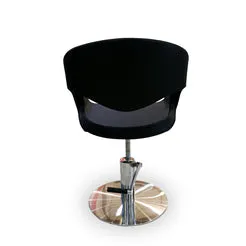Gouiran Signature Velgano fauteuil de coiffure noir base ronde