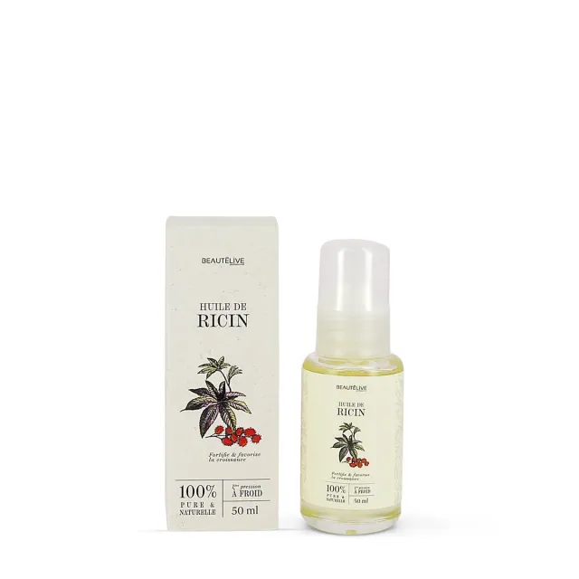 Beautélive Huile de ricin naturelle pressée à froid 50 ml