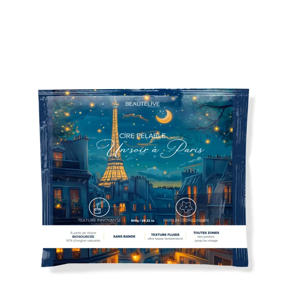 Beautélive Un Soir à Paris cire pelable 800g cèdre jasmin