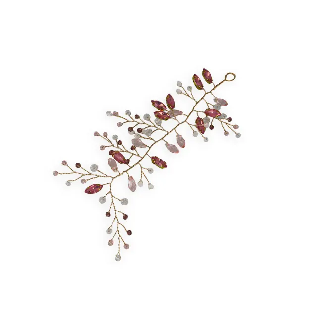 Beautélive Lison couronne cheveux mariée perles cristaux