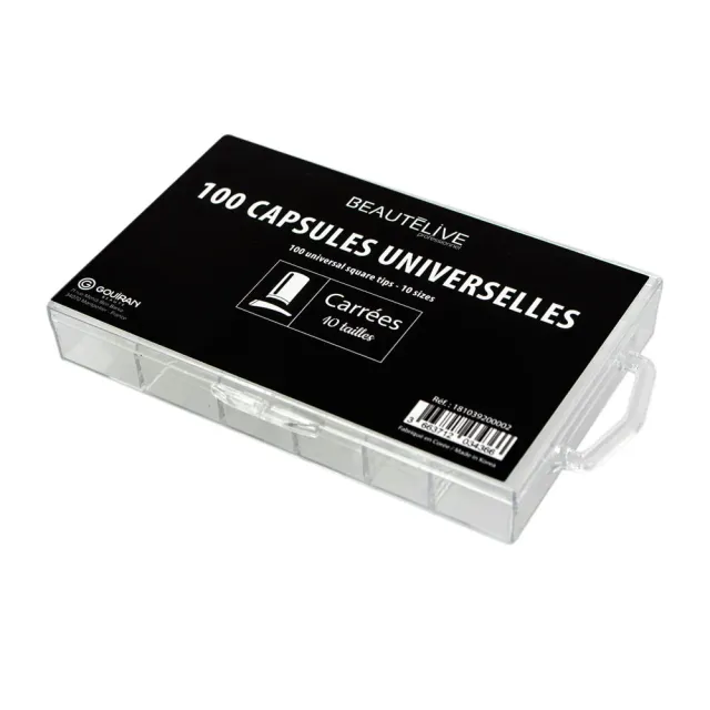 Beautélive capsules carrées naturelles universelles