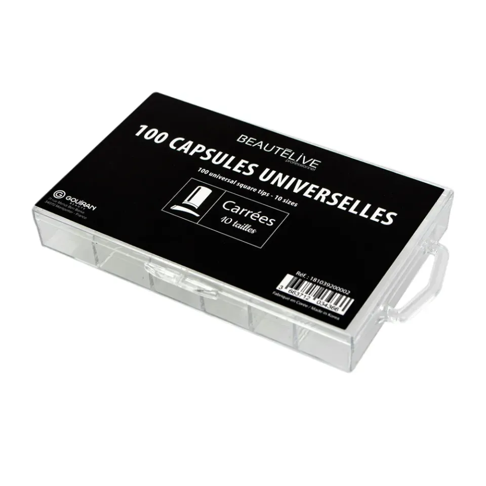 Beautélive capsules carrées naturelles universelles