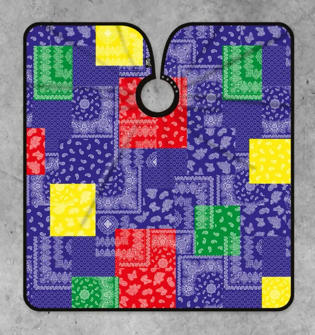Cape Gang Patchwork cape de coupe bandana