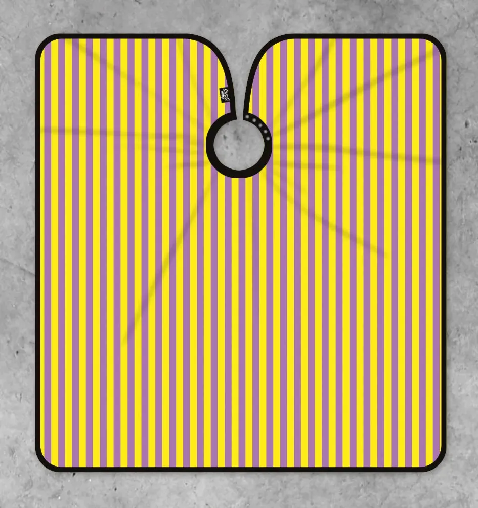 Cape Gang Stripe cape de coupe barber