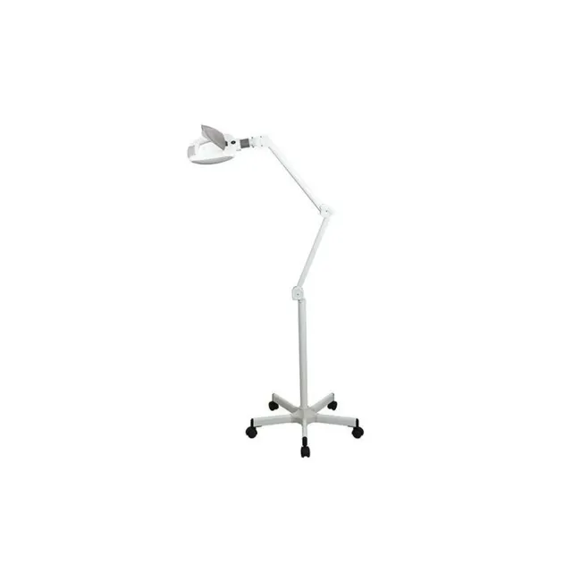 Silverfox lampe loupe LED 5 dioptries sur pied 5 branches