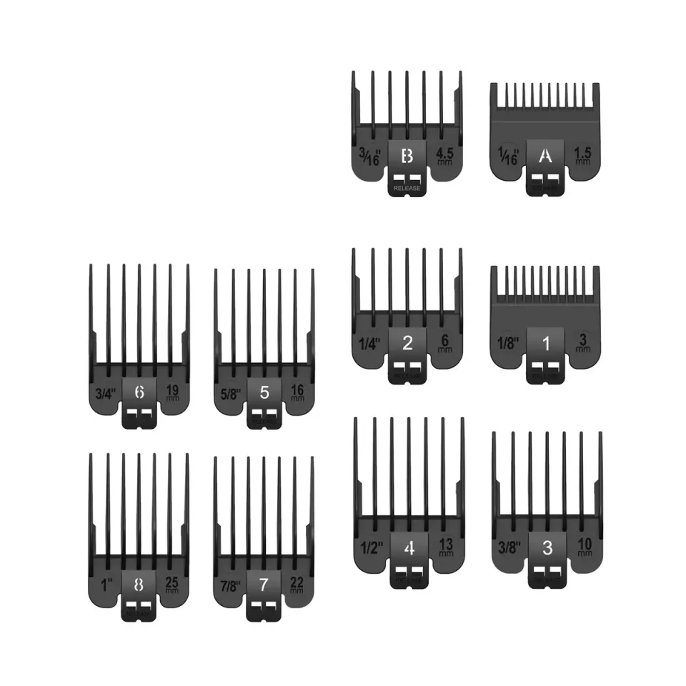 Beautélive Technicut 71S Contre-peignes x8 3-25 mm