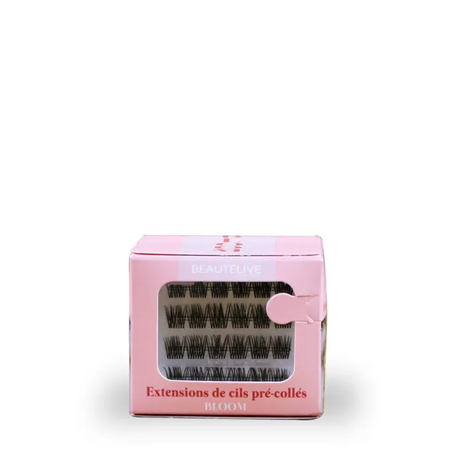 Beautélive Extensions Cils DIY Pré-Collés X120 touffes