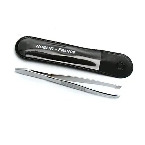 Gouiran Signature pince à épiler biais 9 cm pochette