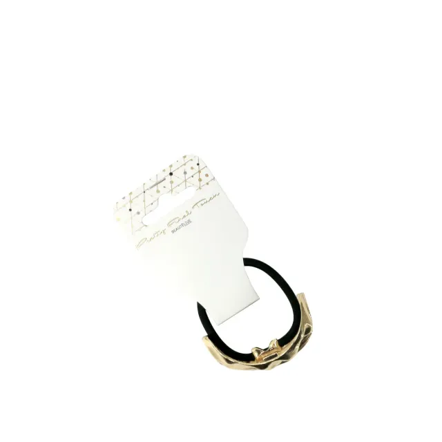 Gouiran Signature élastique cheveux doré sculpté