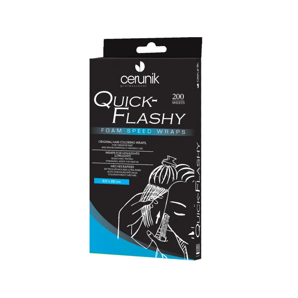 Cerunik Quick Flashy papier mèches PM 95x200mm x200
