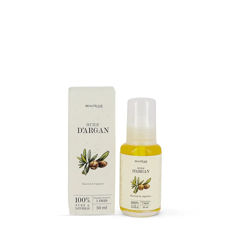 Gouiran Signature huile d’argan naturelle 50 ml peau cheveux