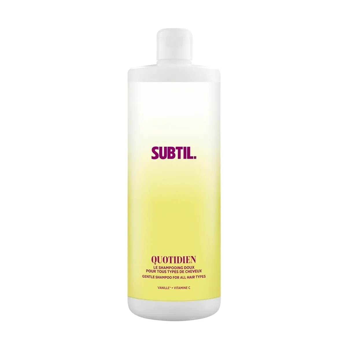 Subtil Shampoing Doux Quotidien cheveux vanille