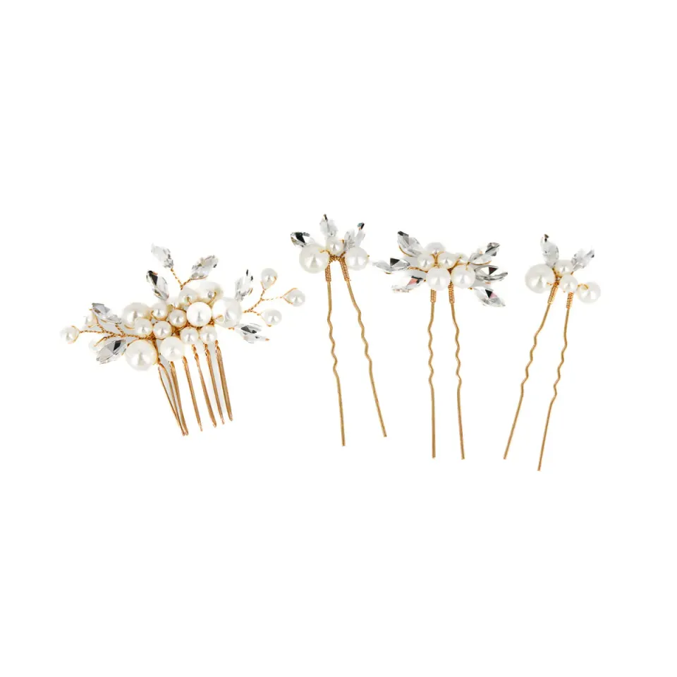 Gouiran Signature Alice accessoires cheveux mariée 4 pièces
