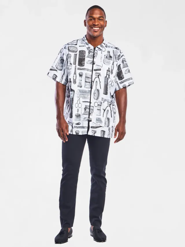 Betty Dain Vintage Barber veste barbier