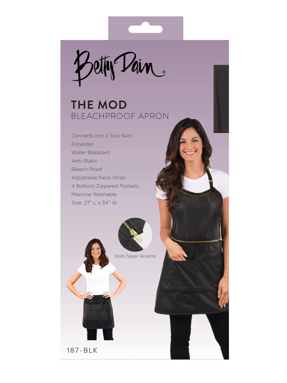 Betty Dain The Mod tablier décoloration étanche