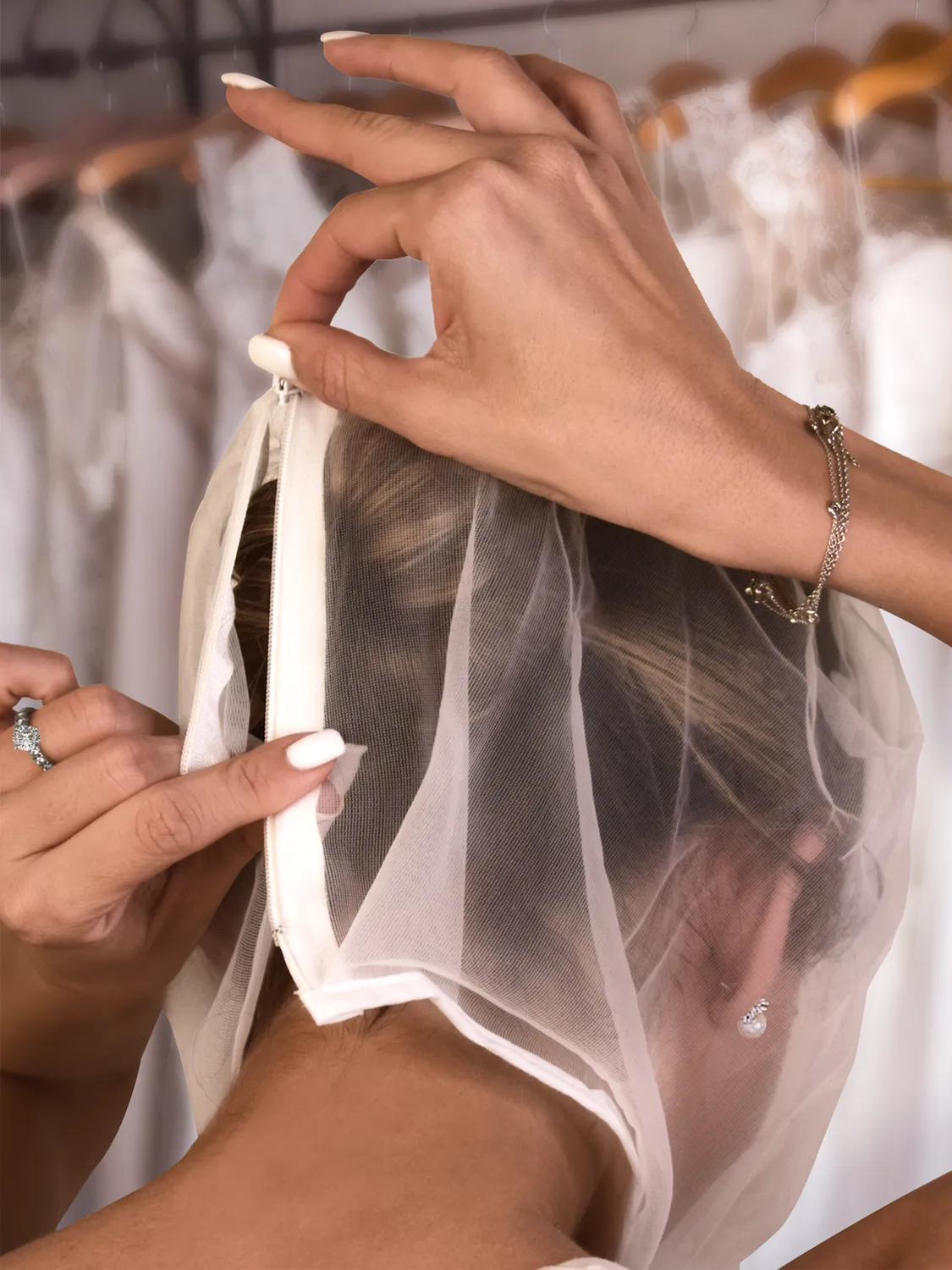 Betty Dain protège-maquillage cagoule coiffure