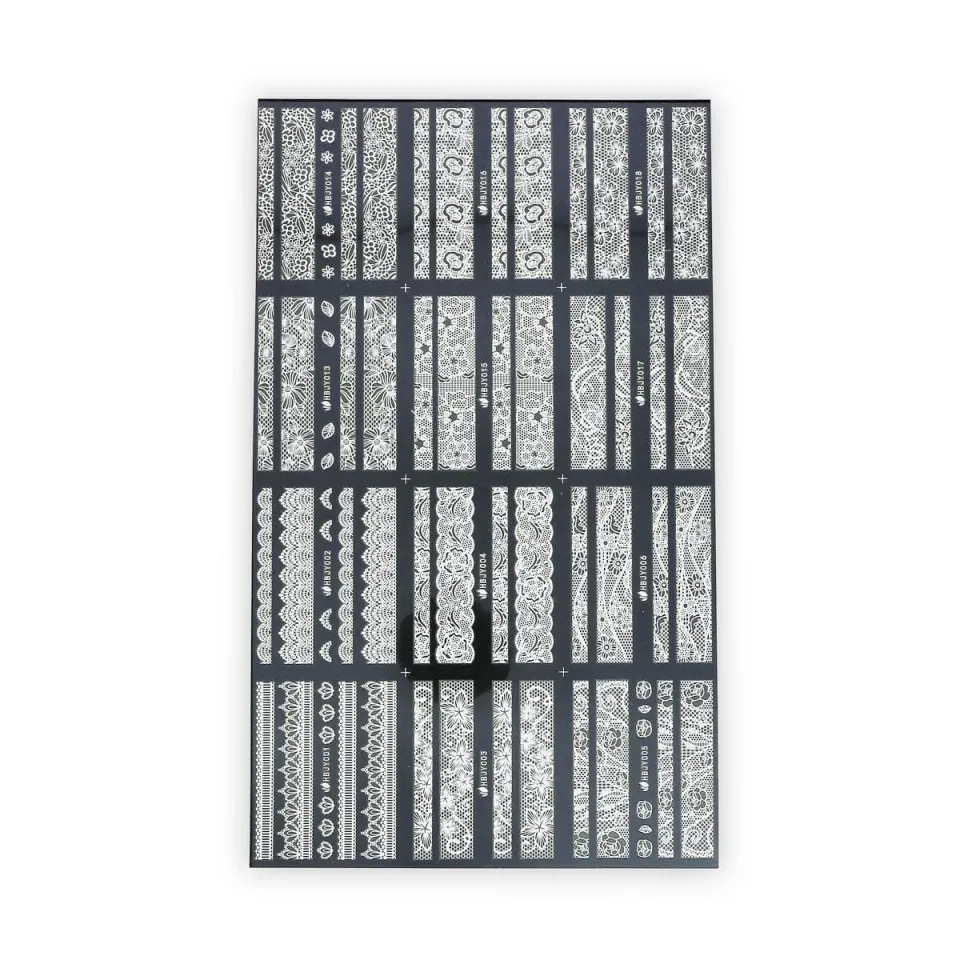 Gouiran Signature Stickers Ongles Dentelle Nail Art
