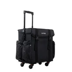 Mexico valise noire grand compartiment coiffure domicile
