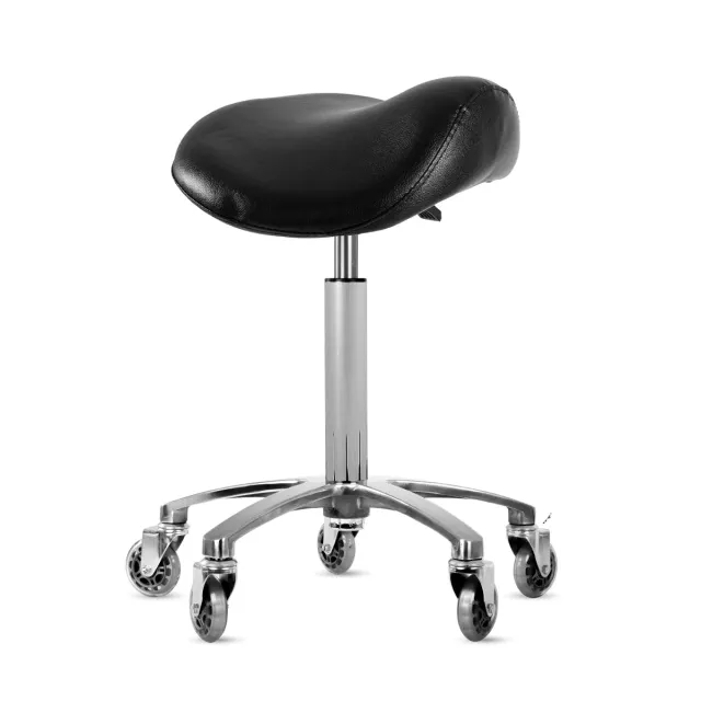 Gouiran Signature Aveiro tabouret selle cheval noir