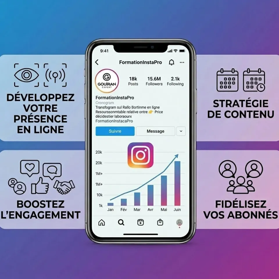 Gouiran formation réseaux sociaux Instagram