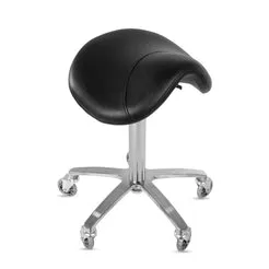 Beautélive Faro tabouret selle de cheval simili cuir réglable