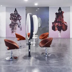 Gouiran Signature Tulipa fauteuil de coiffure assise ronde