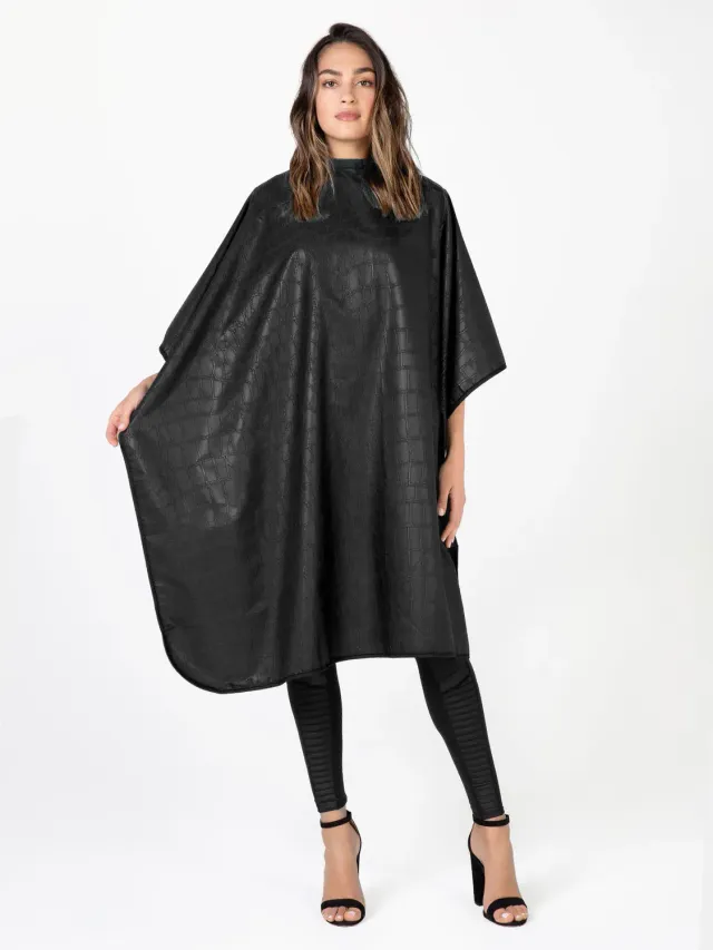 Betty Dain Alligator Hide cape coiffure anti-décoloration