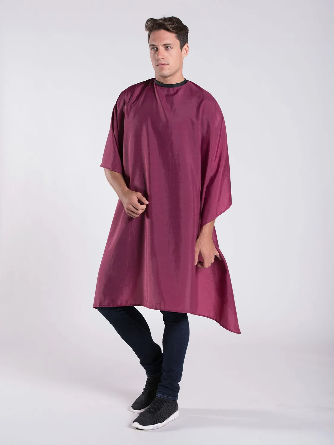 Betty Dain Premier Barber cape coupe barbier large