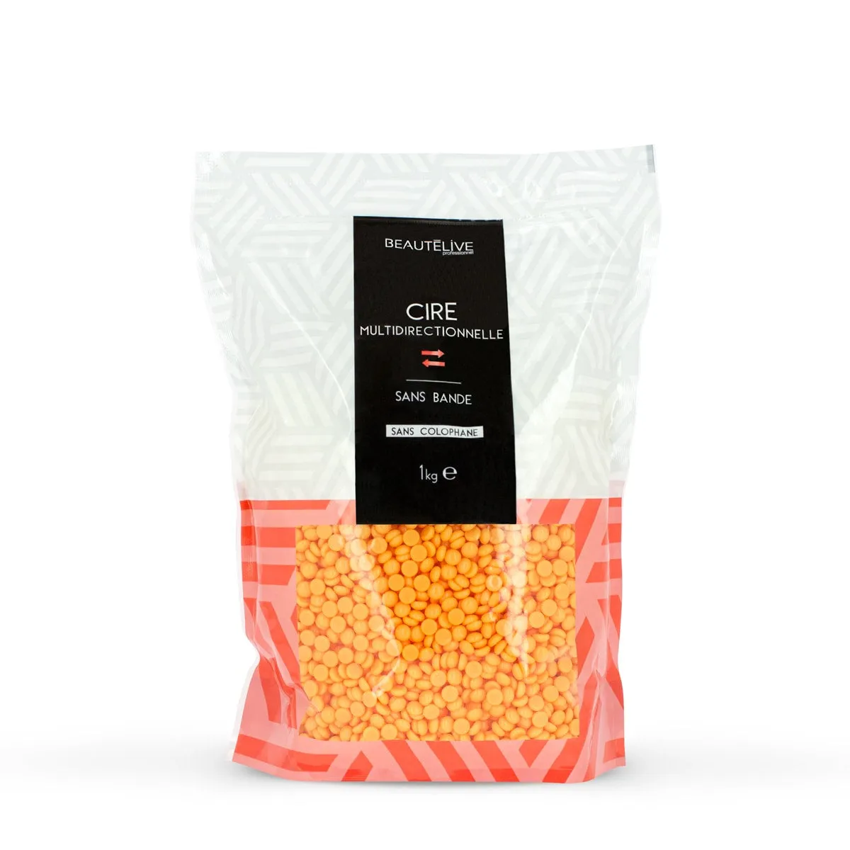 Beautélive cire sans bande multidirectionnelle sachet