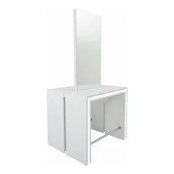 Gouiran Orlando coiffeuse centrale 2 places mate LED