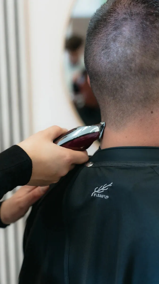 Fleanup Barber peignoir de barbier pack 4x taille unique