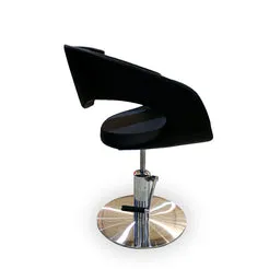 Gouiran Signature Velgano fauteuil de coiffure noir base ronde