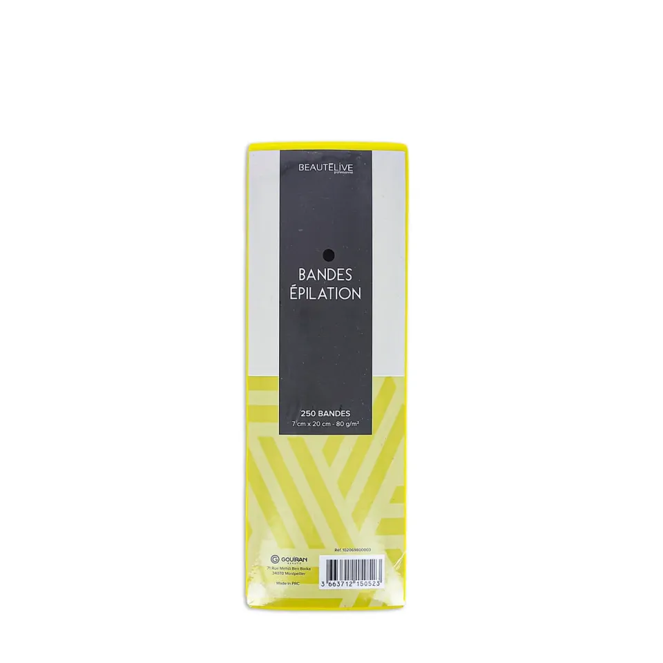Gouiran Signature bandes épilation jaunes 80 g x250